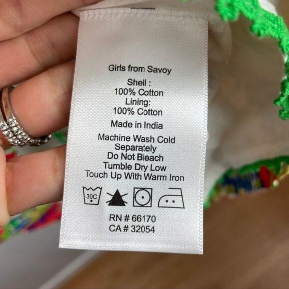 Girls From Savoy Garden Party Floral Halter Dress Anthropologie Convertible Sz 0 - Picture 7 of 11